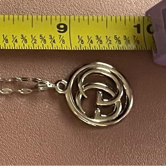 Upcycled Gucci Silver Pendant Necklace - Picture 4 of 4